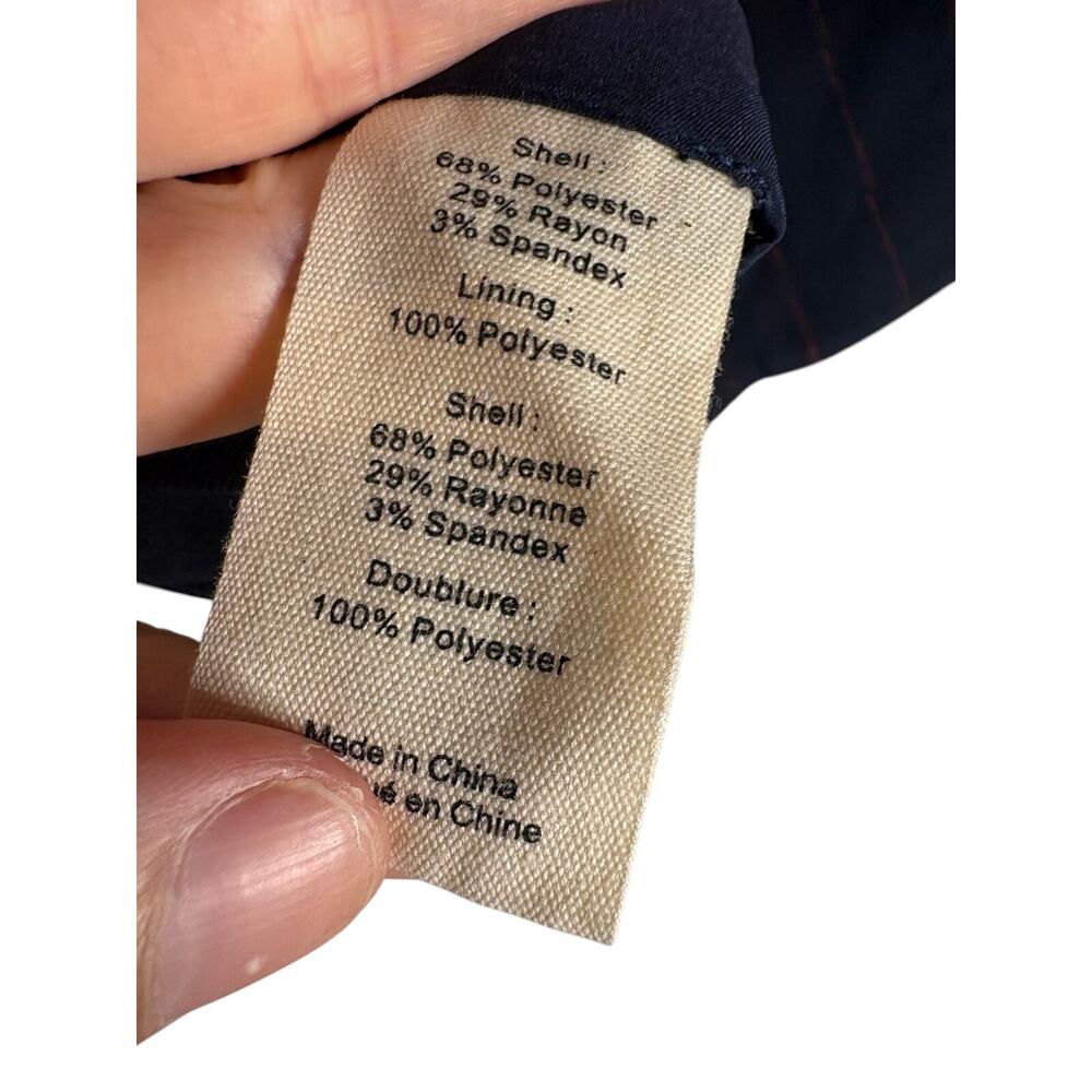 Lagence Alice Blazer Off Shoulder Pinstripe Top Old Money Workwear Dinner 6 - Picture 8 of 10